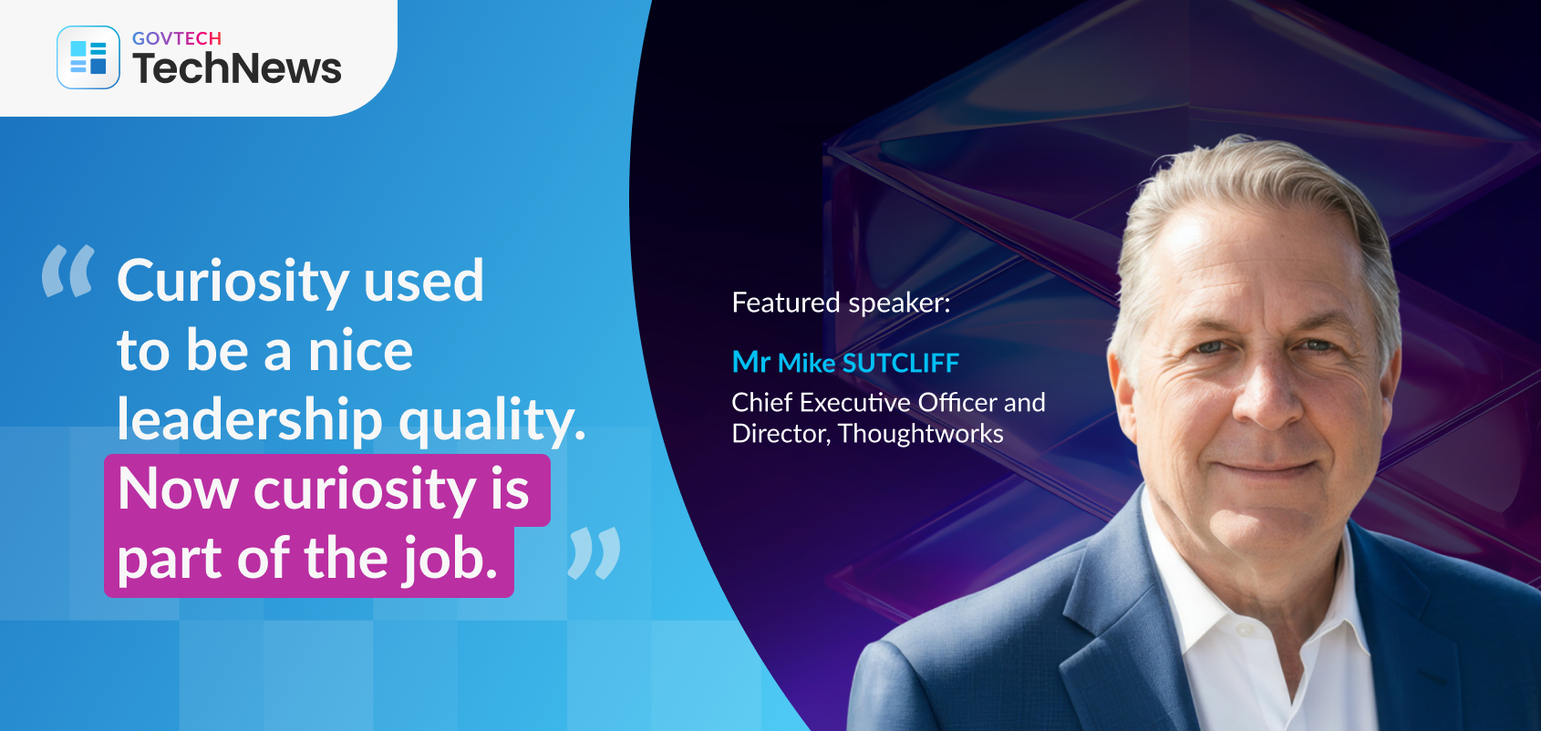 Picture of STACK Conference keynote speaker, Mike Sutcliff